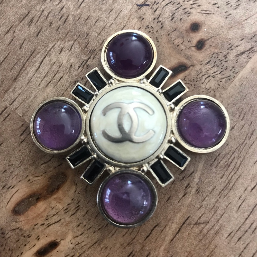 Authentic Chanel Brooch or Necklace clip